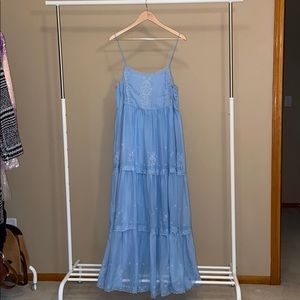 UO Hanna Embroidered Maxi Dress